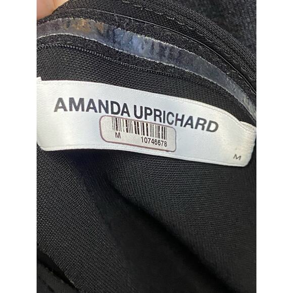 Revolve Amanda Uprichard Dream Mini Dress Crystal Embellished Strap Slit Med - Picture 10 of 11